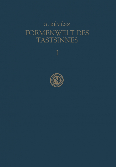 Die Formenwelt Des Tastsinnes