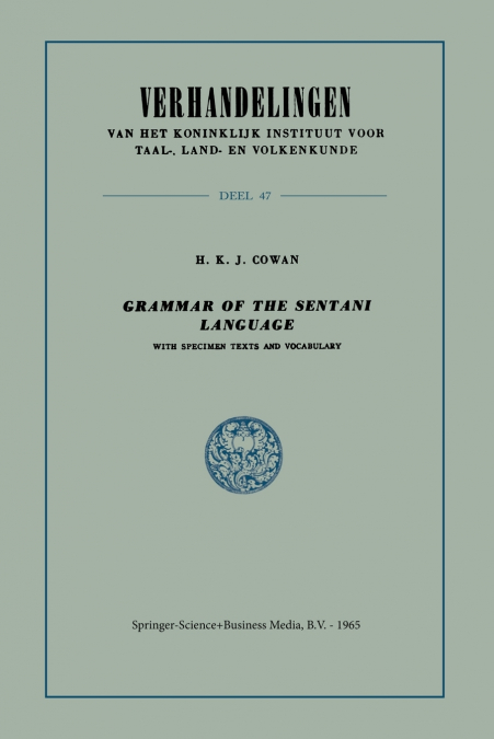 Grammar of the Sentani Language