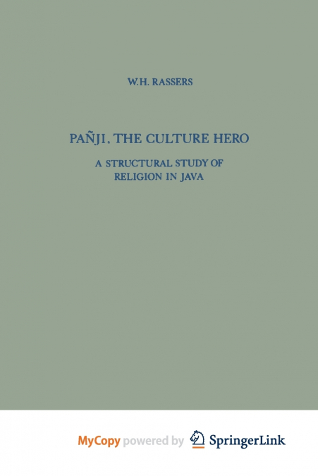 Pañji, The Culture Hero