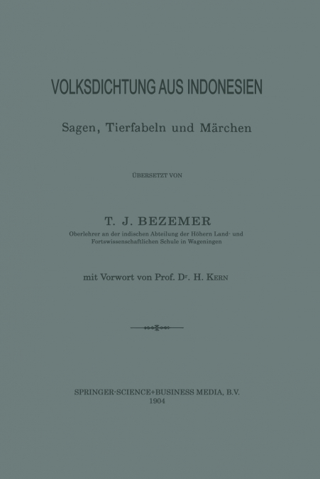 Volksdichtung Aus Indonesien