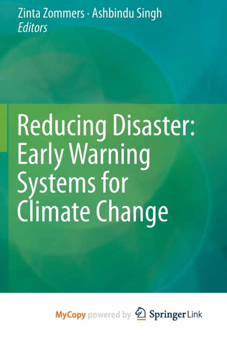 Reducing Disaster