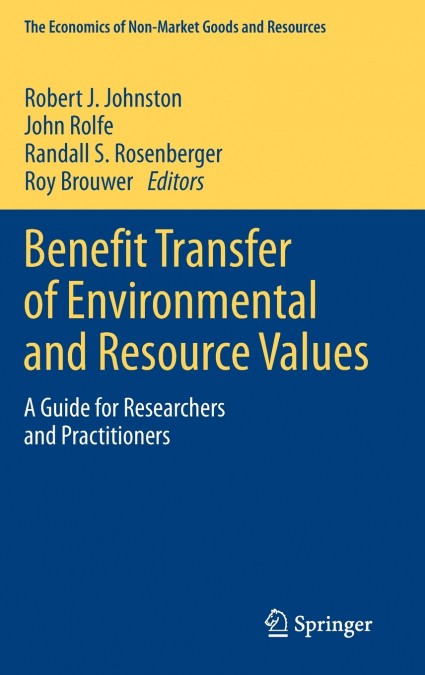 Benefit Transfer of Environmental and Resource Values