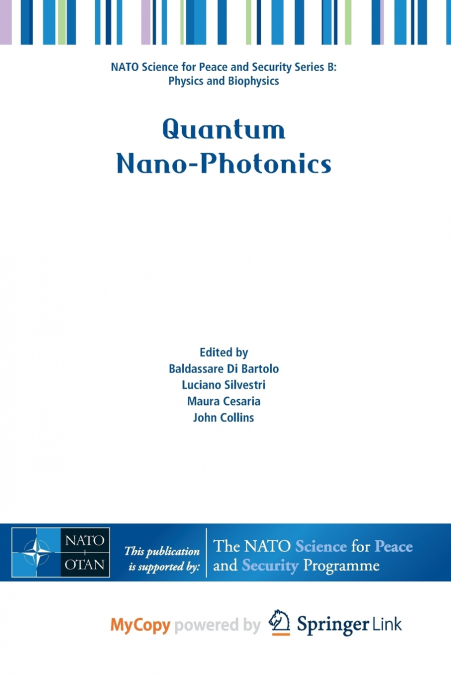 Quantum Nano-Photonics