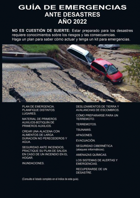 Guia de emergencias ante desastres