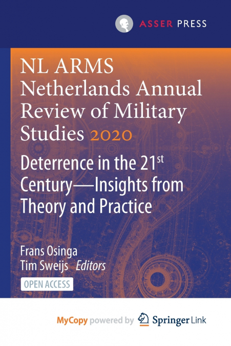 NL ARMS Netherlands Annual Review of Military Studies 2020
