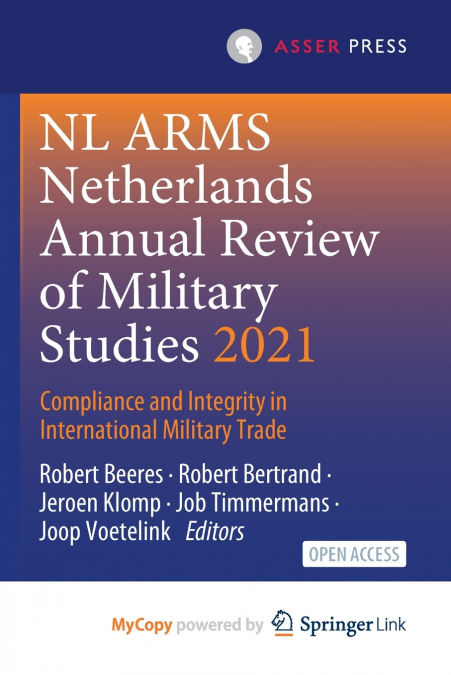NL ARMS Netherlands Annual Review of Military Studies 2021