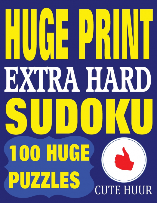 Huge Print Extra Hard Sudoku
