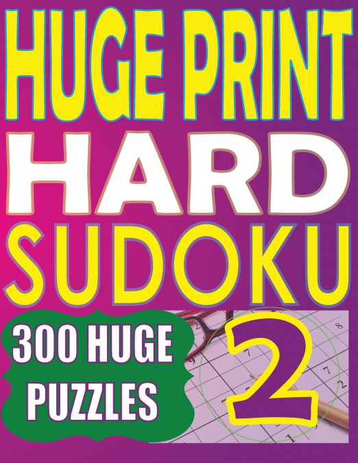 Huge Print Hard Sudoku 2