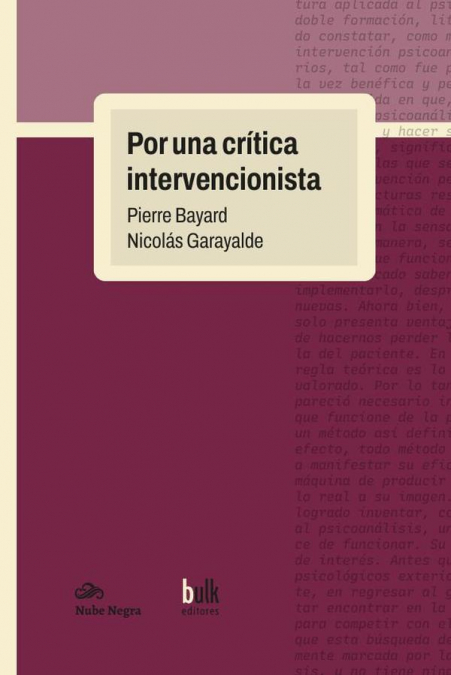 Por una crítica intervencionista