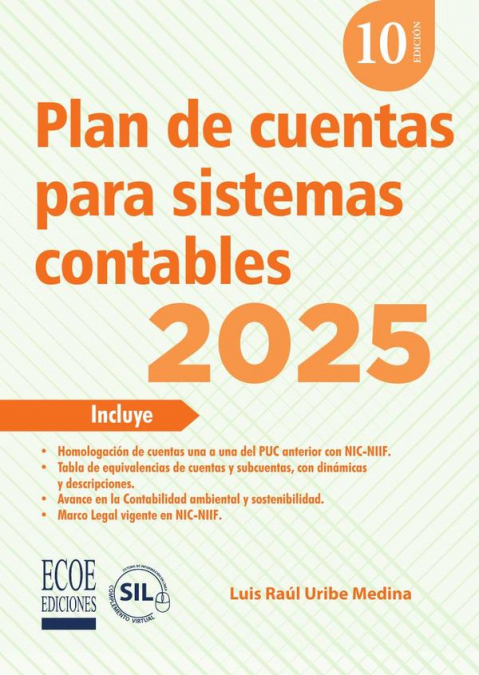 Plan de cuentas para sistemas contables 2025 – 10ma edición