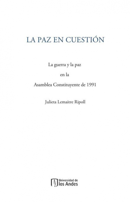 La paz en cuestión