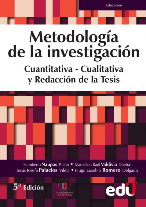 Metodología de la Investigación cuantitativa- cualitativa y redacción de la tesis. 5ta Edición