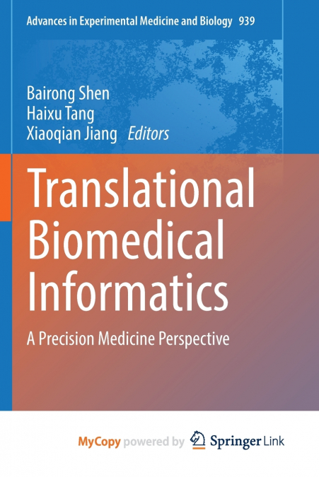 Translational Biomedical Informatics
