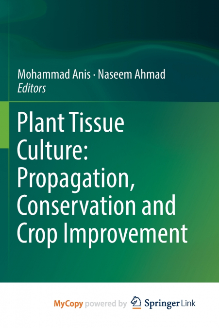 Plant Tissue Culture