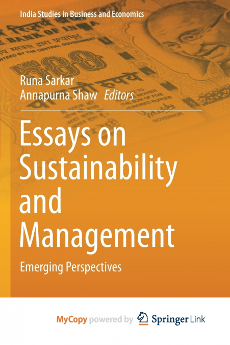Essays on Sustainability and Management