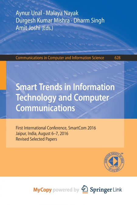 Smart Trends in Information Technology and Computer Communications