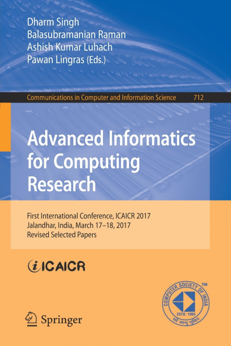 Advanced Informatics for Computing Research