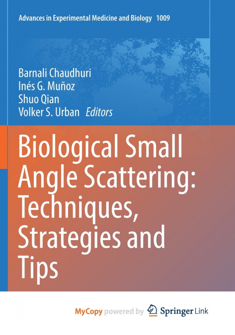 Biological Small Angle Scattering