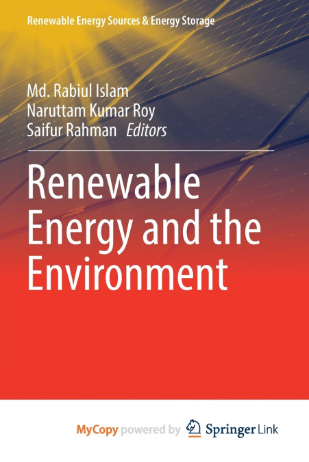 Renewable Energy and the Environment