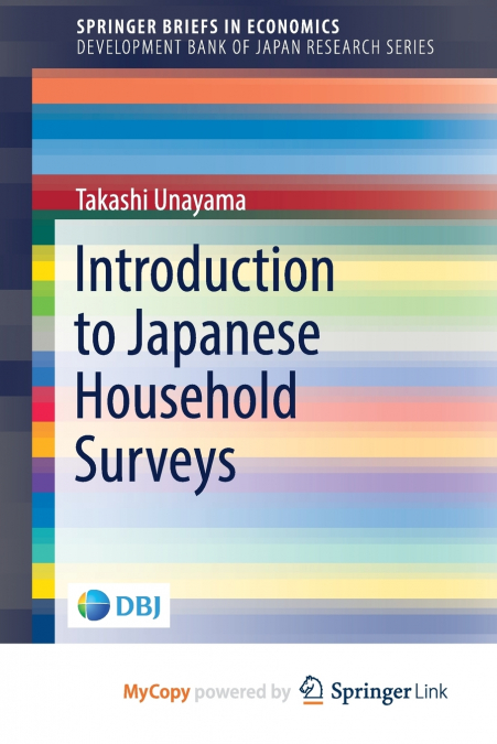 Introduction to Japanese Household Surveys