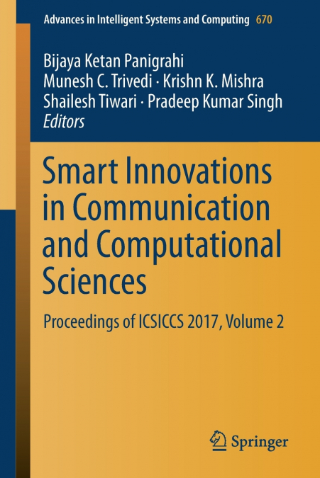 Smart Innovations in Communication and Computational Sciences