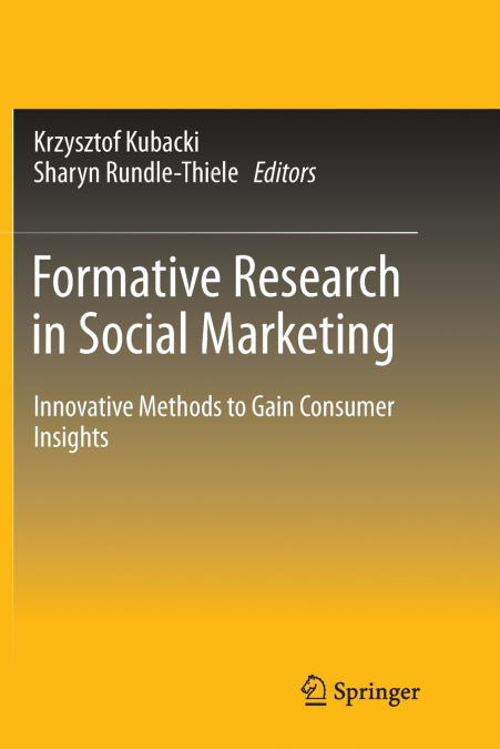 Formative Research in Social Marketing