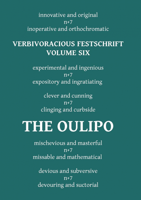 Verbivoracious Festschrift Volume Six
