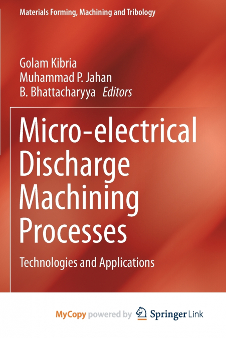 Micro-electrical Discharge Machining Processes
