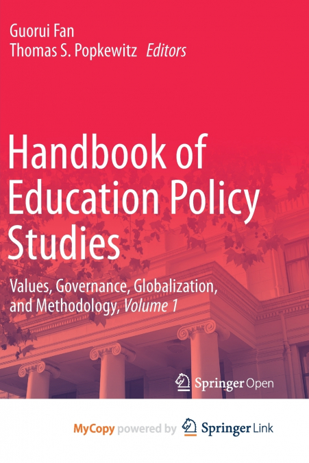 Handbook of Education Policy Studies