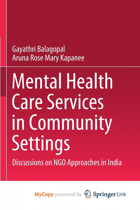 Mental Health Care Services in Community Settings