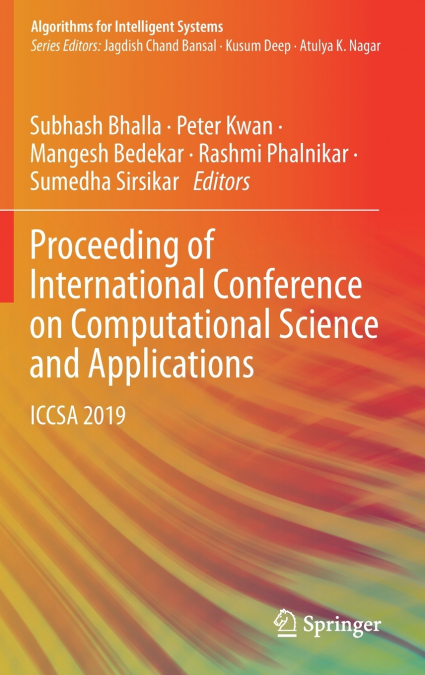 Proceeding of International Conference on Computational Science and Applications