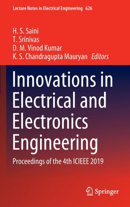Innovations in Electrical and Electronics Engineering