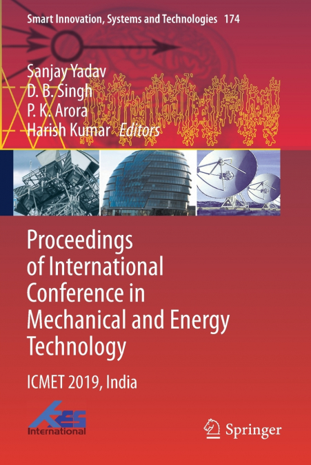 Proceedings of International Conference in Mechanical and Energy Technology