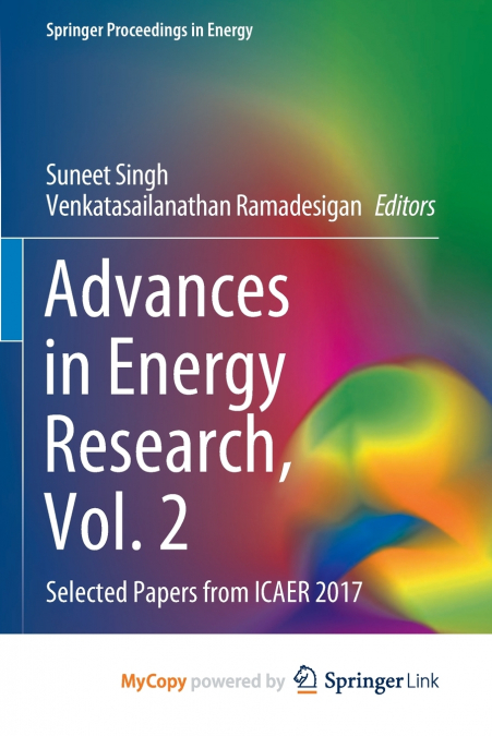 Advances in Energy Research, Vol. 2