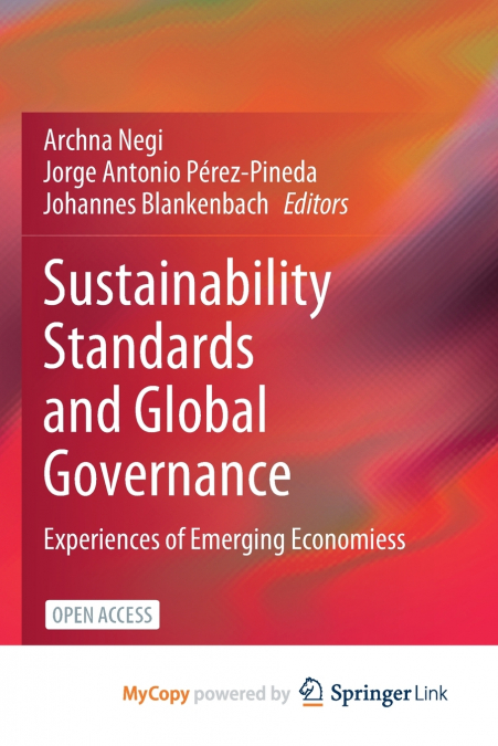 Sustainability Standards and Global Governance