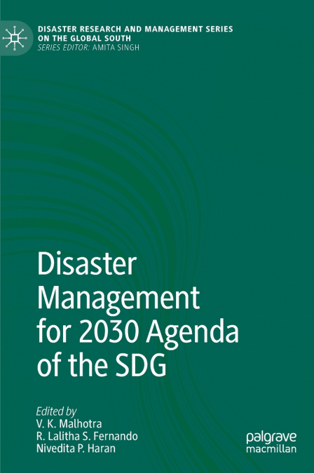 Disaster Management for 2030 Agenda of the SDG