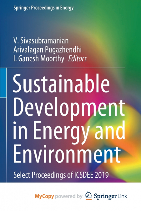 Sustainable Development in Energy and Environment