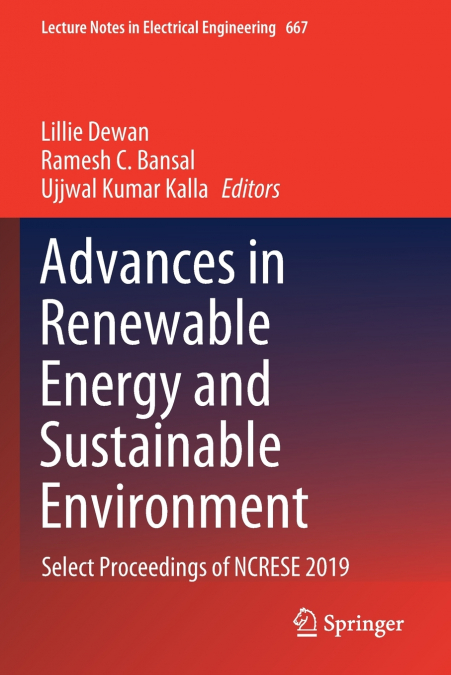 Advances in Renewable Energy and Sustainable Environment