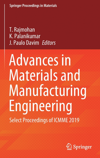 Advances in Materials and Manufacturing Engineering