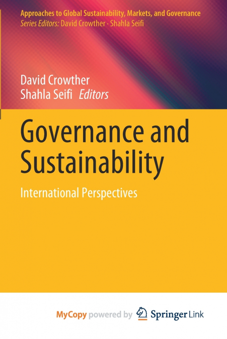 Governance and Sustainability