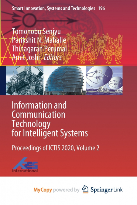 Information and Communication Technology for Intelligent Systems