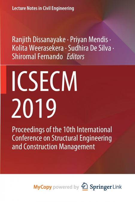 ICSECM 2019