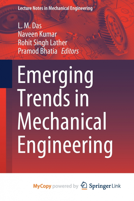 Emerging Trends in Mechanical Engineering