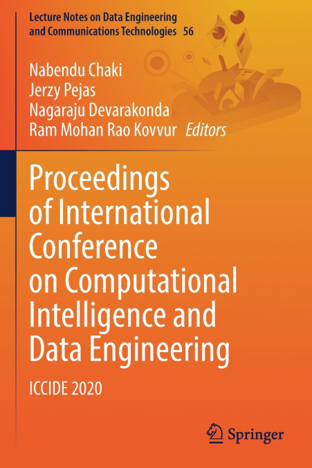 Proceedings of International Conference on Computational Intelligence and Data Engineering
