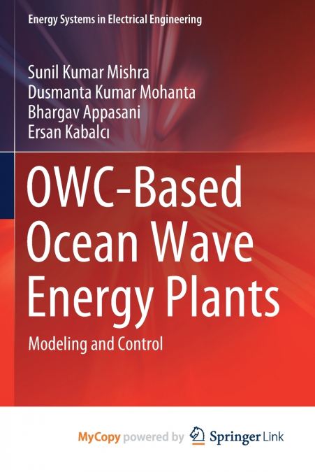 OWC-Based Ocean Wave Energy Plants