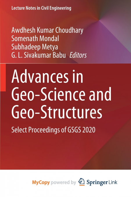 Advances in Geo-Science and Geo-Structures
