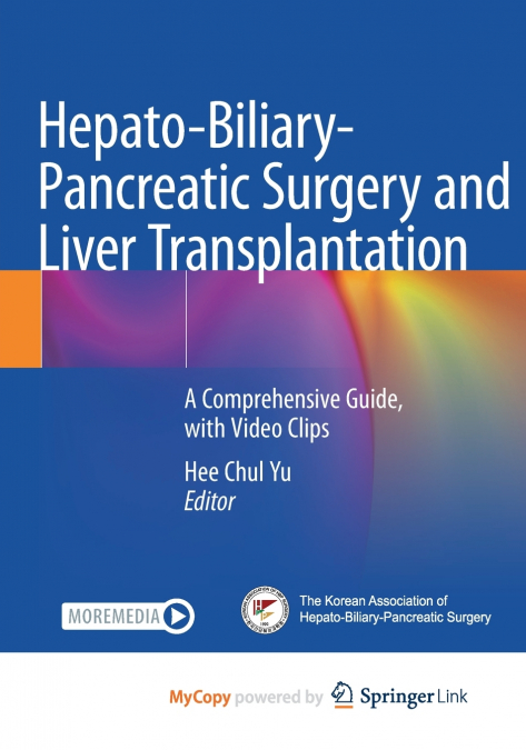 Hepato-Biliary-Pancreatic Surgery and Liver Transplantation