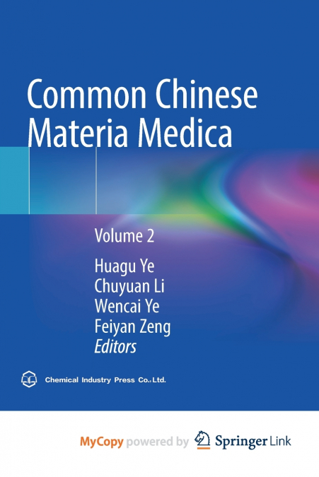Common Chinese Materia Medica