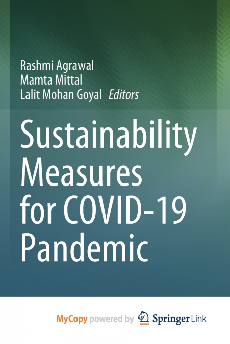 Sustainability Measures for COVID-19 Pandemic