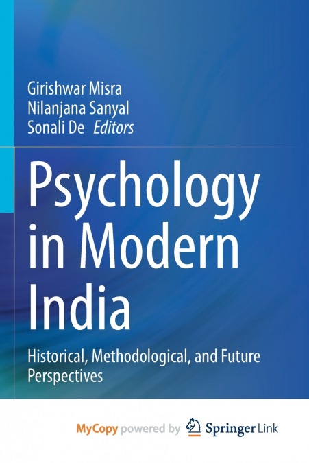Psychology in Modern India